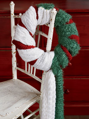 Upcycled scarf wreath Upcycled scarf wreath