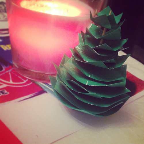 Origami christmas tree Origami christmas tree
