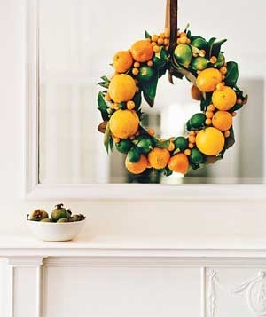 Lemon orange wreath Lemon orange wreath