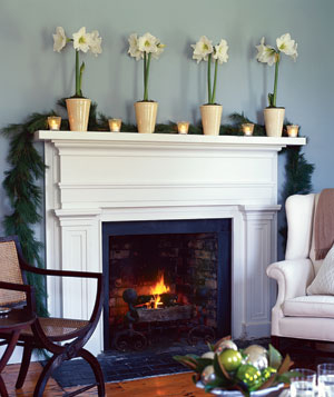 White motives on mantel White motives on mantel