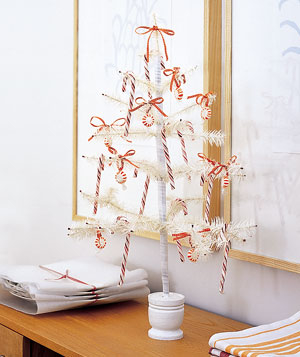 Artificial white tree