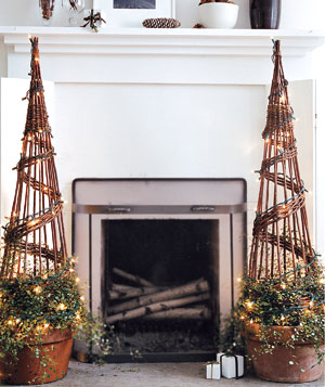 Twinkling topiaries