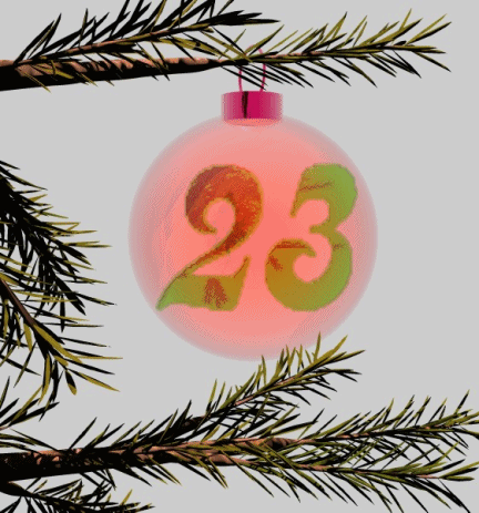 23 days until christmas