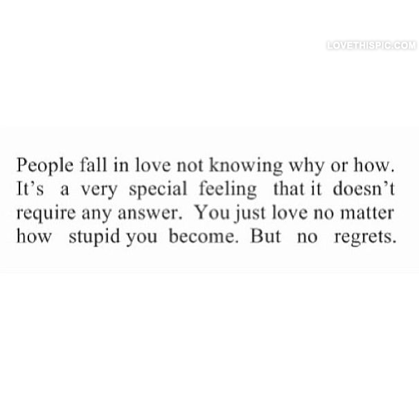 People Fall In Love