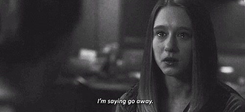 Im saying go away Im saying go away