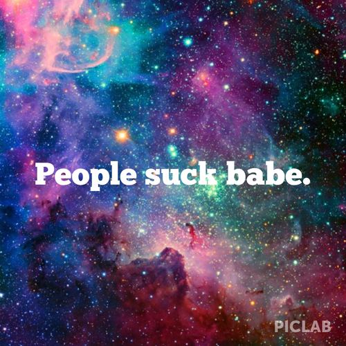 People suck babe