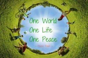 One world, one life, one peace