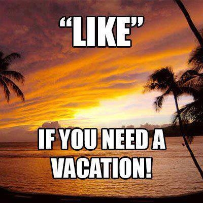 if you need a vacation