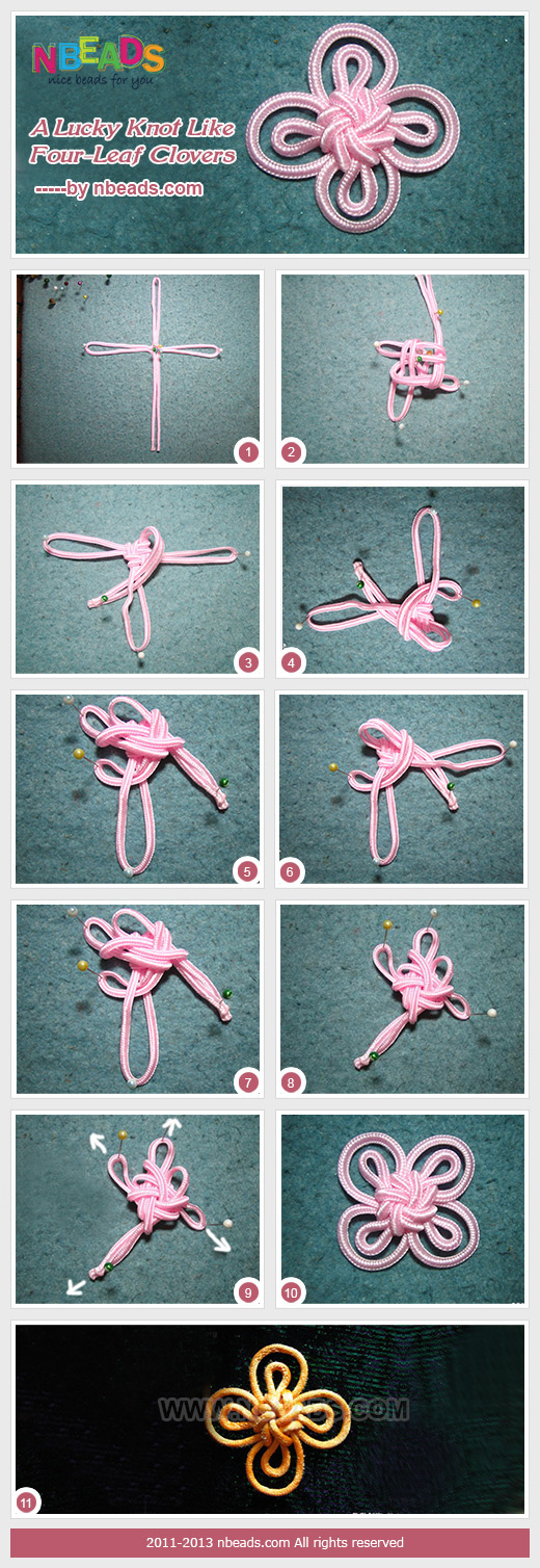 A Lucky Knot Like Four-Leaf Clovers