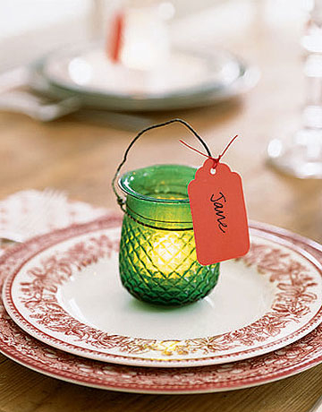 Glowing place card