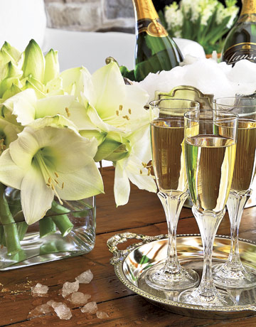 Elegant champagne flutes Elegant champagne flutes