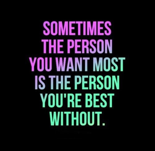 the person you want most