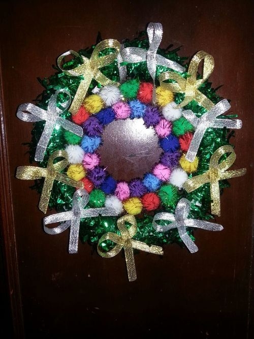 Homemade wreath Homemade wreath