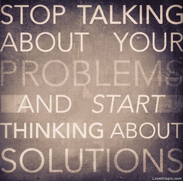 Think About Solutions
