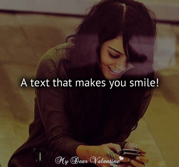 A text that makes you smile