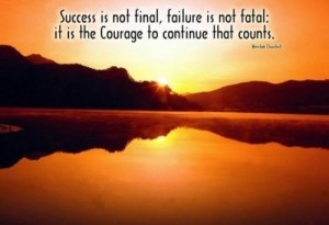 Success is not final