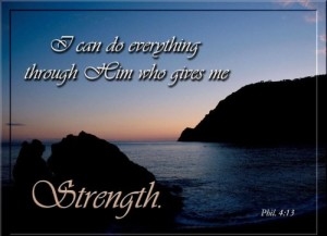 I can do everything through him