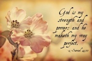 God is my strength