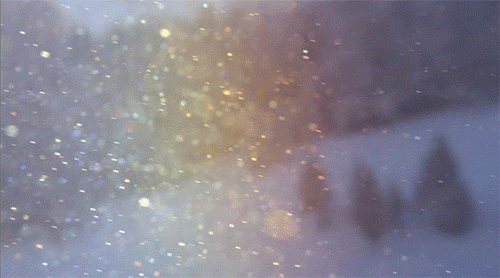 Beautiful flurries