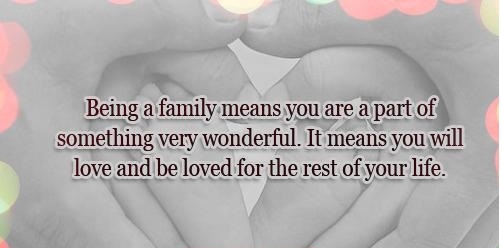 Being a family