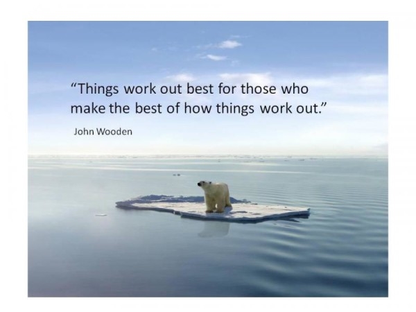 Things work out best