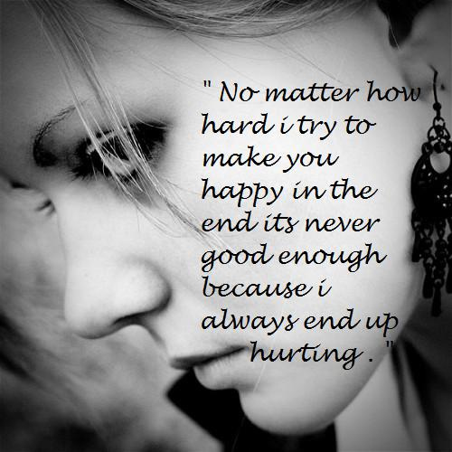 Always end up hurting