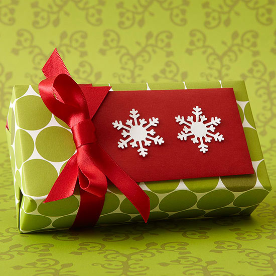 Snowflake gift tag Snowflake gift tag