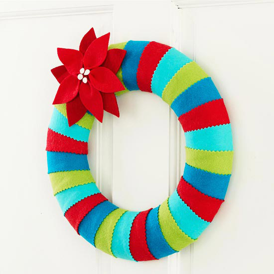 Giftable felt christmas wreath Giftable felt christmas wreath