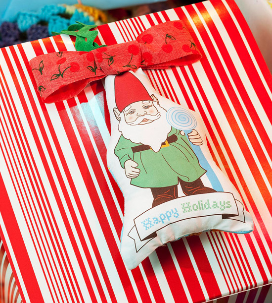 Gnome gift tag