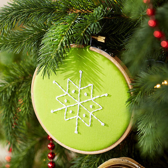 Snowflake hoop ornament Snowflake hoop ornament