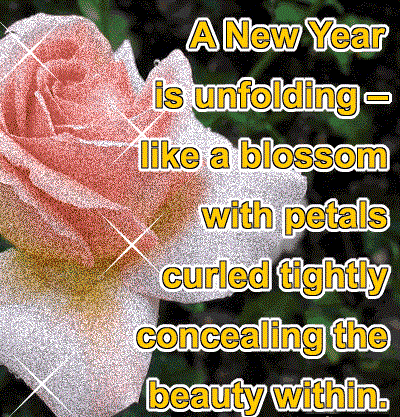 A new year is unfolding