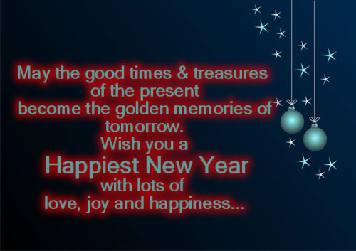 Wish you a happiest new year