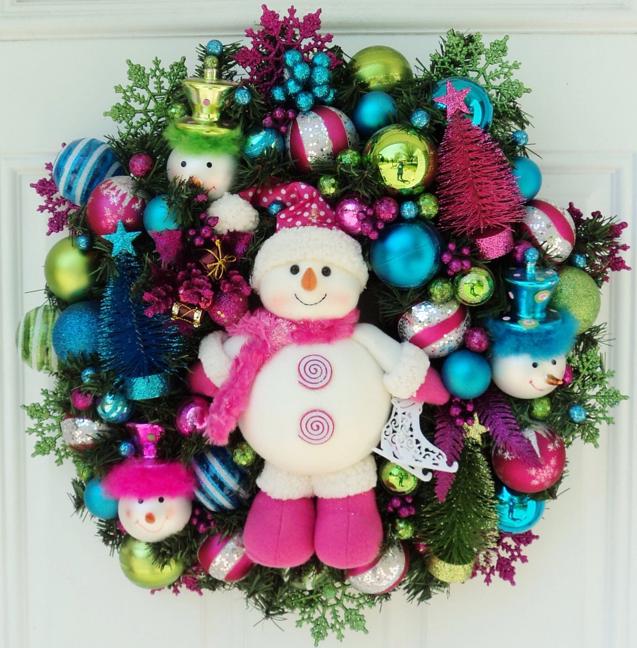Snowman Wreath Snowman Wreath