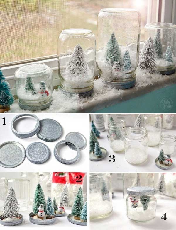 DIY Snow Jars