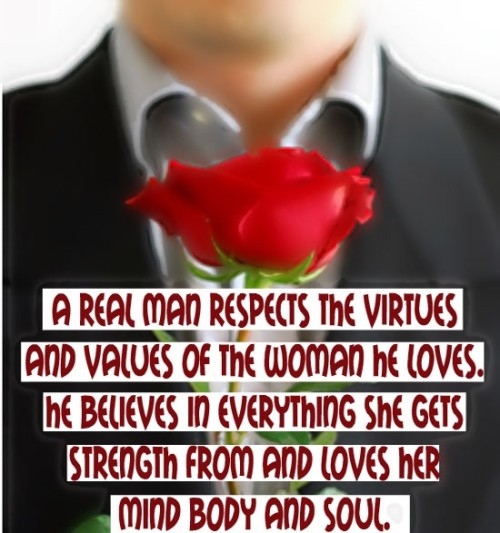 A real man A real man