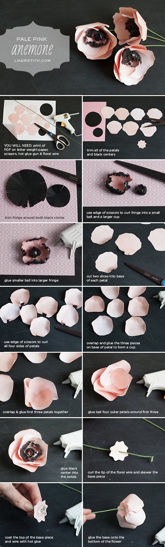 DIY Pale Pink Anemone DIY Pale Pink Anemone