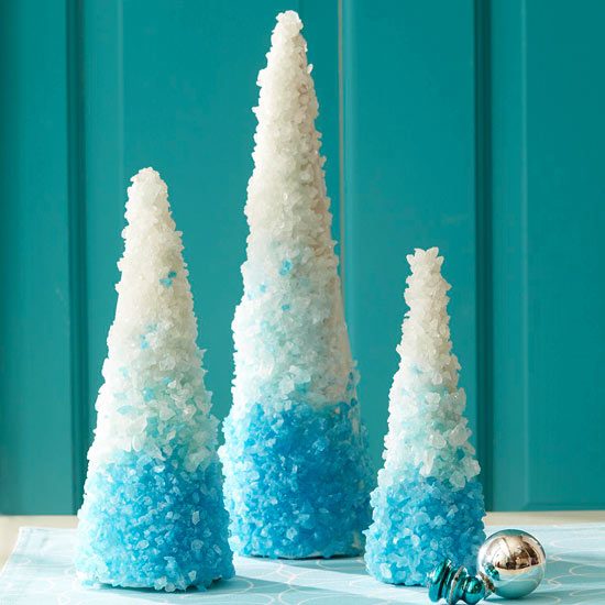 Crystallized christmas trees Crystallized christmas trees