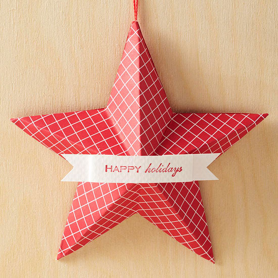 Star christmas ornament