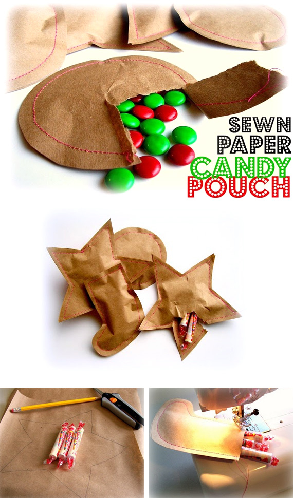 Paper candy pouch