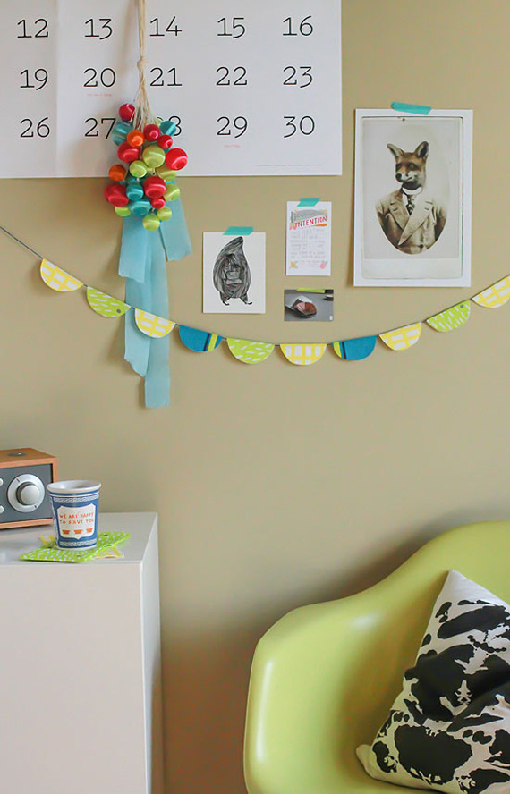 Napkin scallop garland Napkin scallop garland