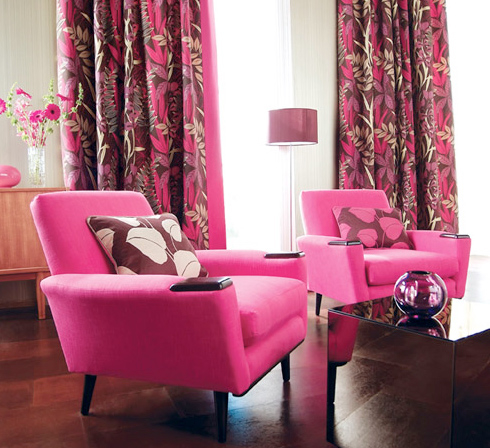 Pink Living Room