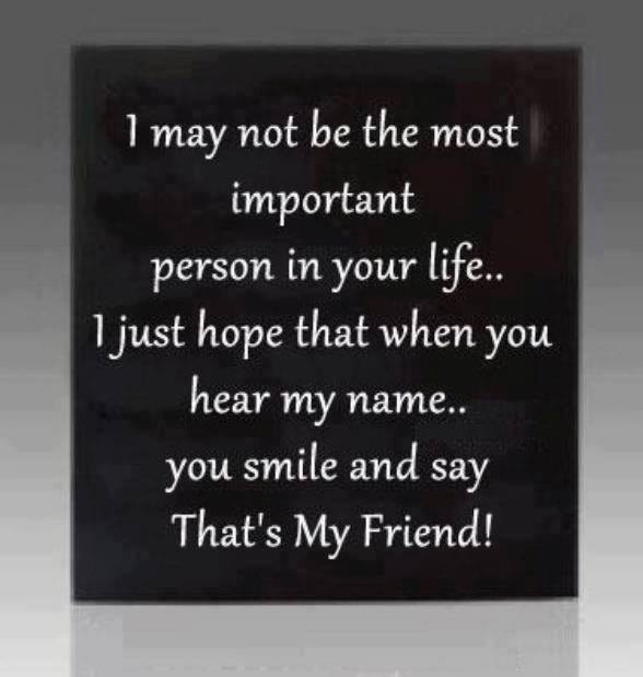 I may not be the most important I may not be the most important