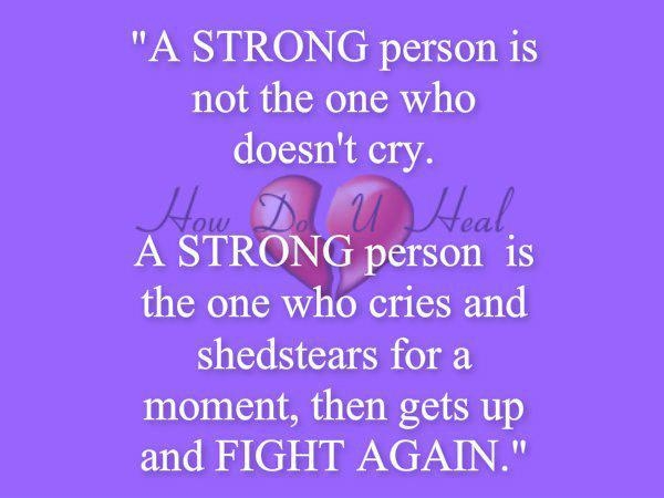 a strong person
