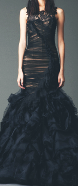 Vera Wang Bridal 2012 black