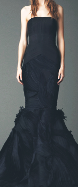 Vera Wang Bridal 2012 black
