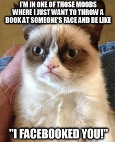 I facebooked you