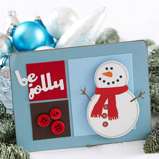 Snowman card Snowman card