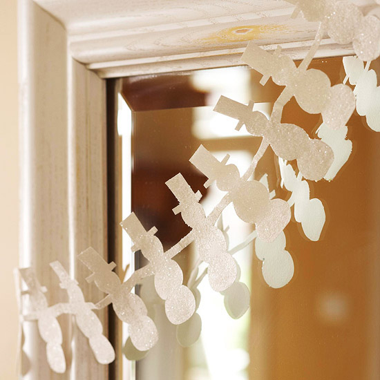 Snowman garland Snowman garland