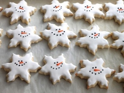 Snowflake cookies Snowflake cookies