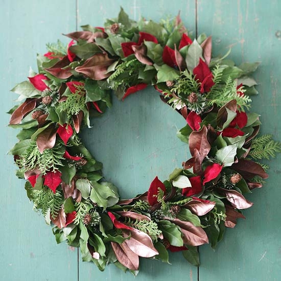 Leaf wreath